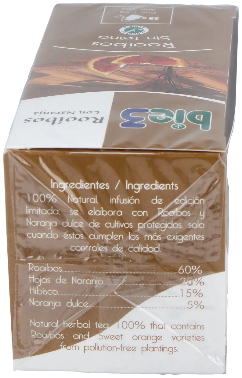 Bie 3 - Bie3 Te Rooibos with orange-infusion-25 sachets
