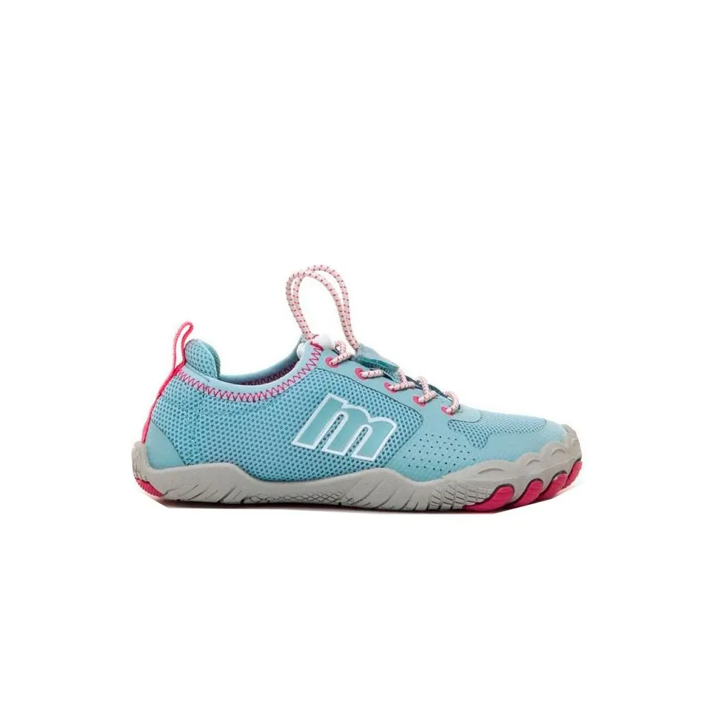 Mustang - Zapatillas deportivas para niña modelo Barefoot Mustang 40017 en color celeste, cómodas y ligeras para uso diario