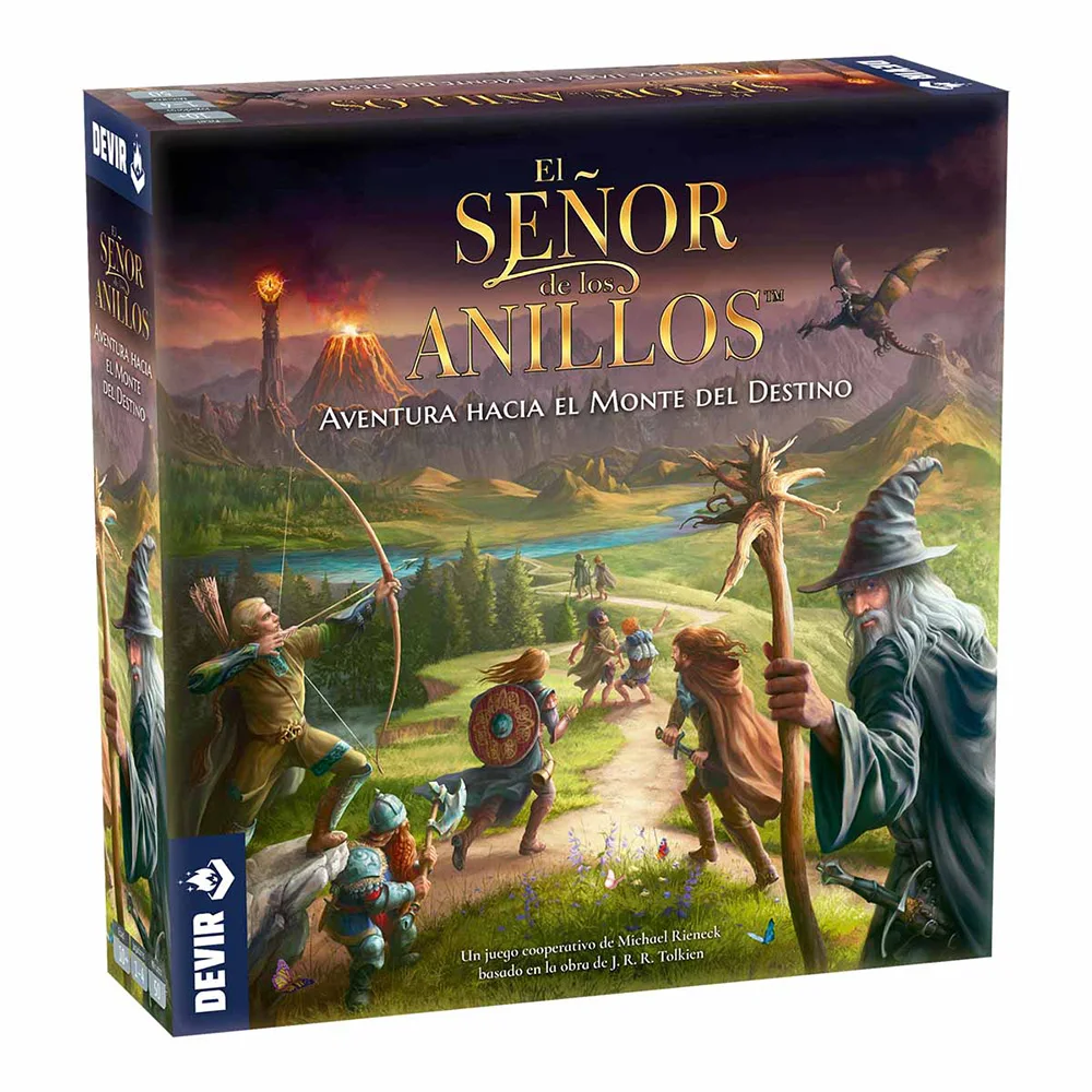 EL SEÑOR DE LOS ANILLOS AVENTURA HACIA EL MONTE DEL DESTINO DEVIR - Juego de Mesa - Nuevo a estrenar - Juego de Tablero