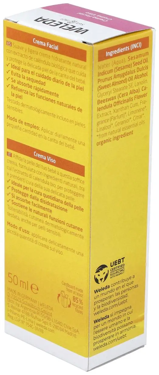 Weleda Facial Cream Baby With Calendula 50Ml