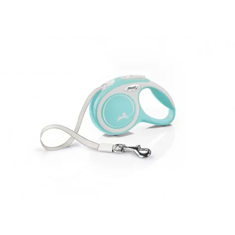 Flexi New Comfort Correa Extensible para Perros Talla M - 5 m - Azul Clarito