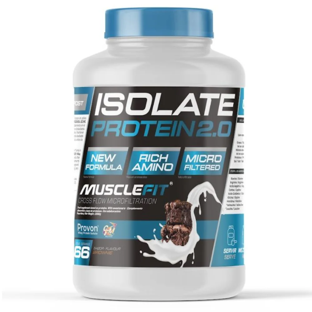 Isolate Protein CFM 2000g - MuscleFit Proteína Isolada para Creación de Músculo│MUSCLECULT│