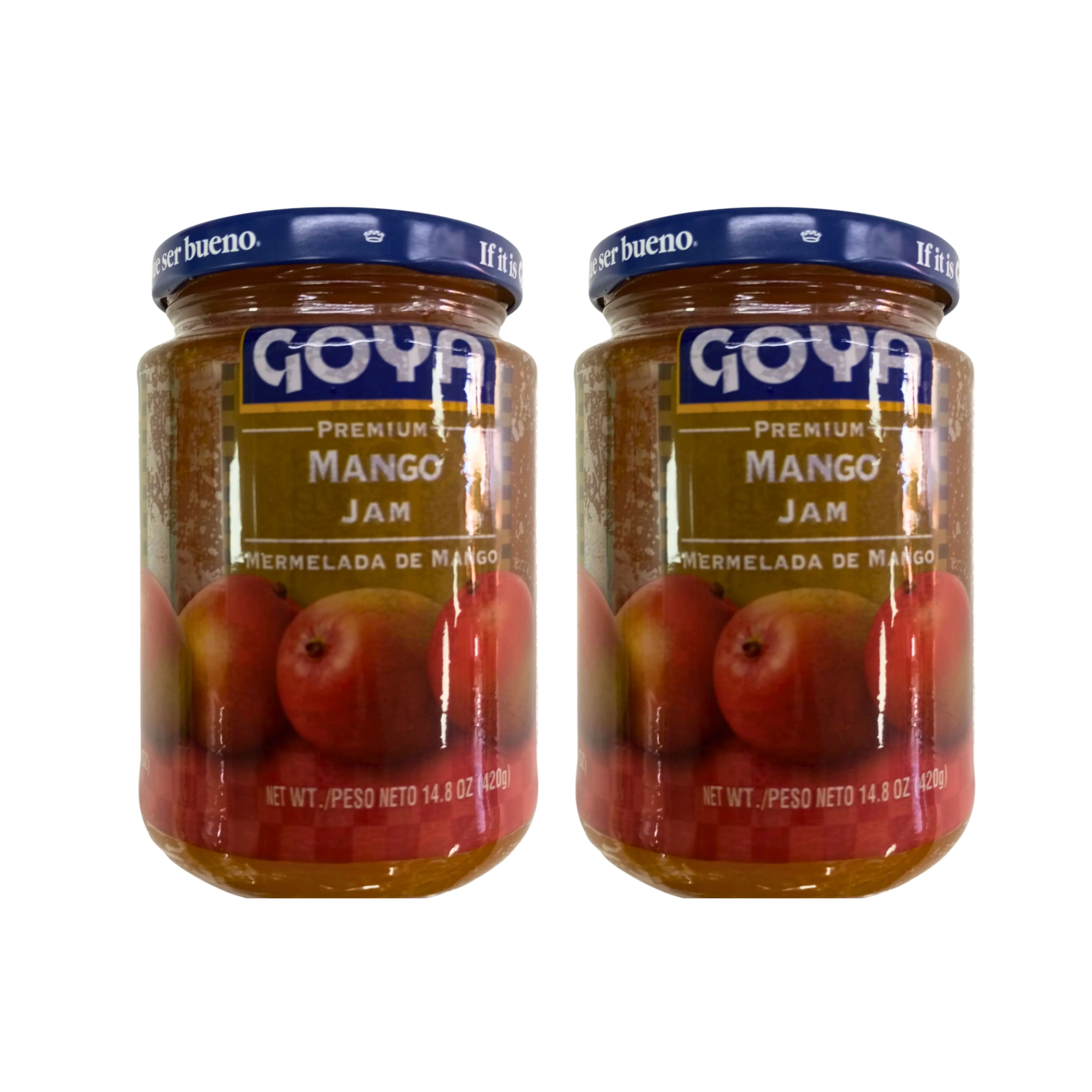 2 BOTE DE MERMELADA DE MANGO SABOR DULCE JUGOSO 420G. GOYA. ALTA CALIDAD DOMINICAN REPUBLIC