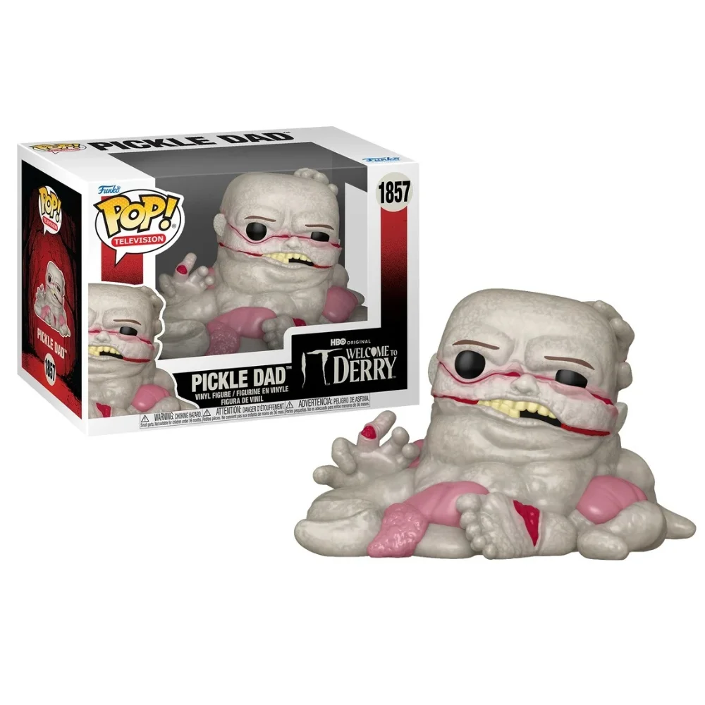 FUNKO POP! BIENVENIDOS A DERRY - PICKLE DAD, 91624, Nº 1857, TIENDA CON LICENCIA OFICIAL, ENVIO EN 24-48 HORAS EN PENÍNSULA, FIGURA, CABEZÓN, MUÑECO, JUGUETES, SERIE, IT, MONSTRUO