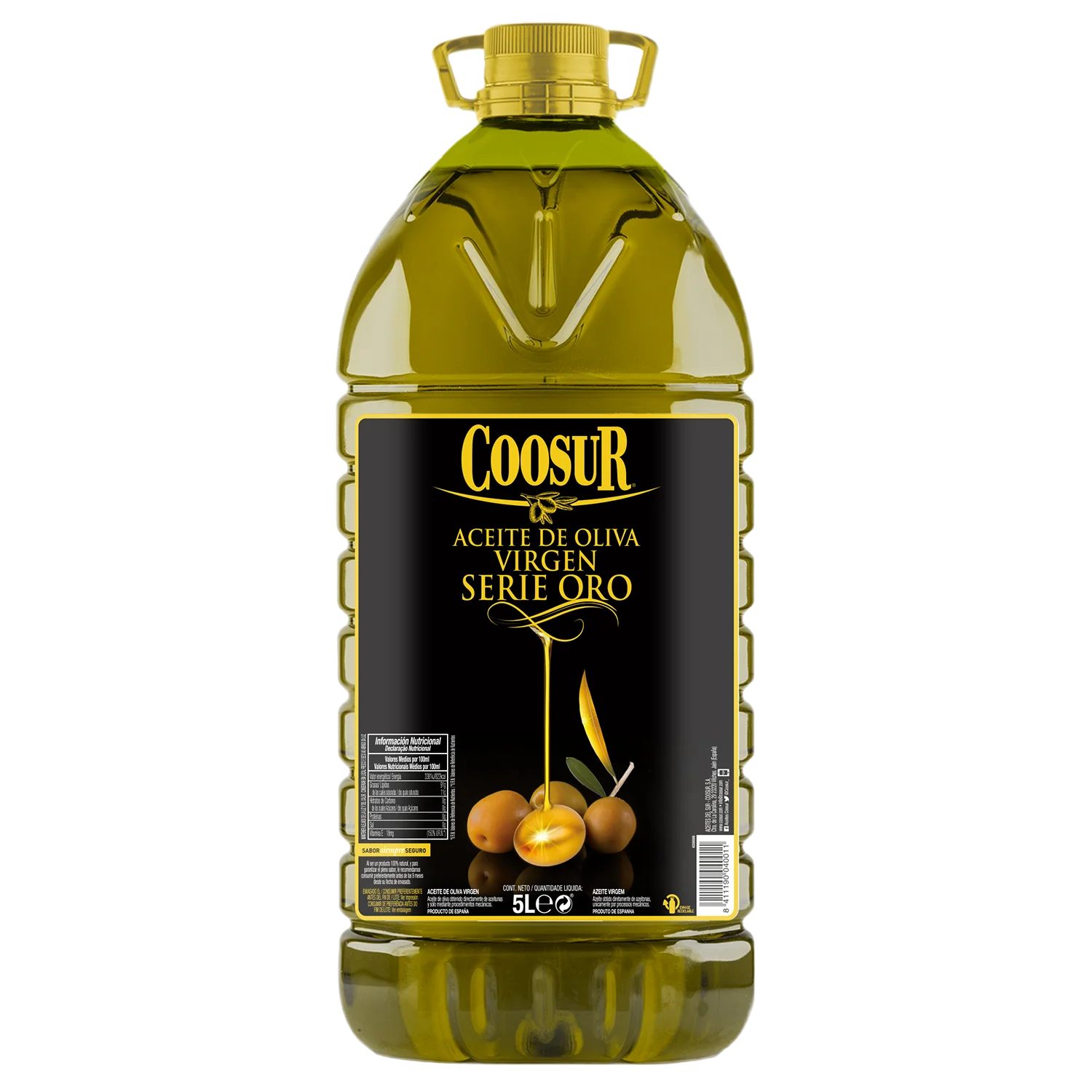 Coosur Aceite de Oliva Virgen Serie Oro 5L