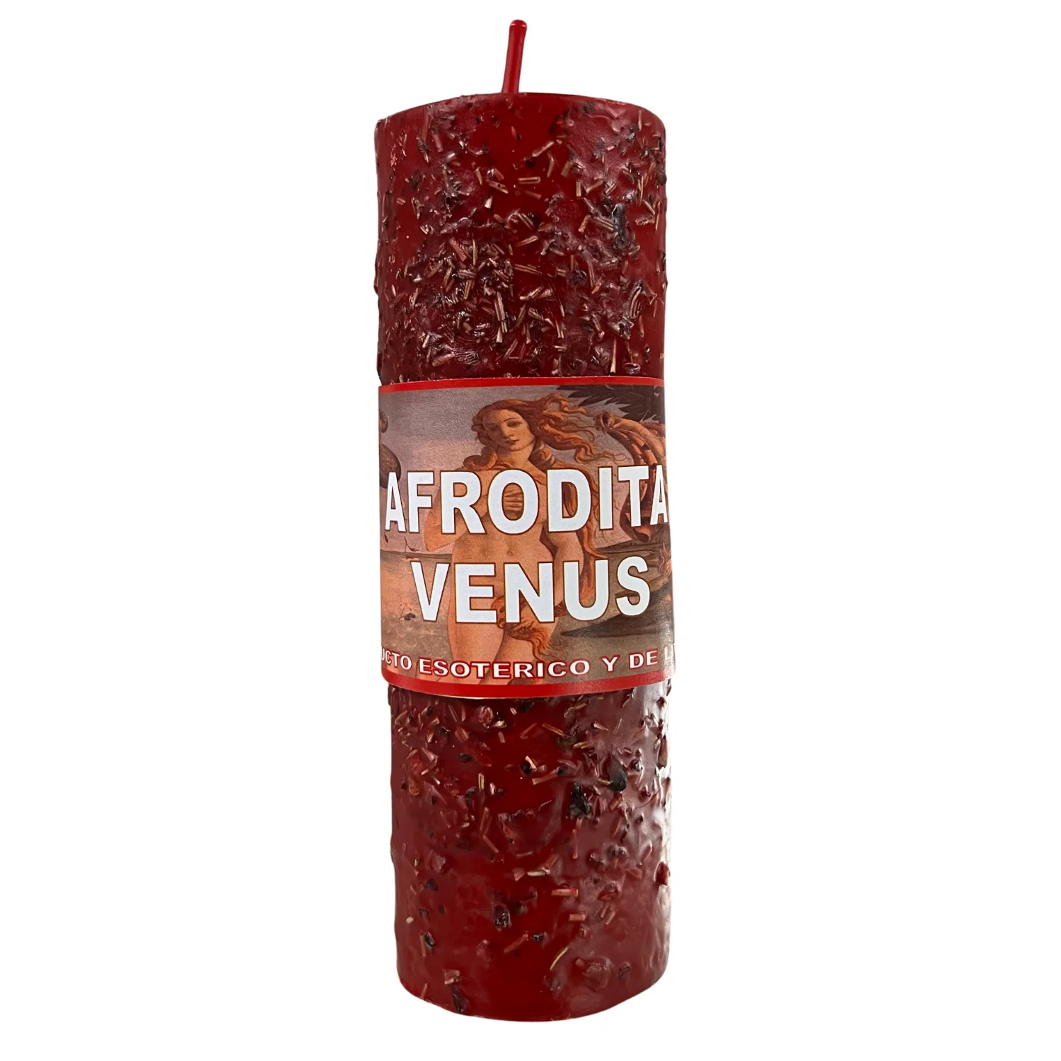 THE BUBBLE SHOP Velón de Afrodita / Venus para Amor y Pasión | Velón Herbóreo con Oración