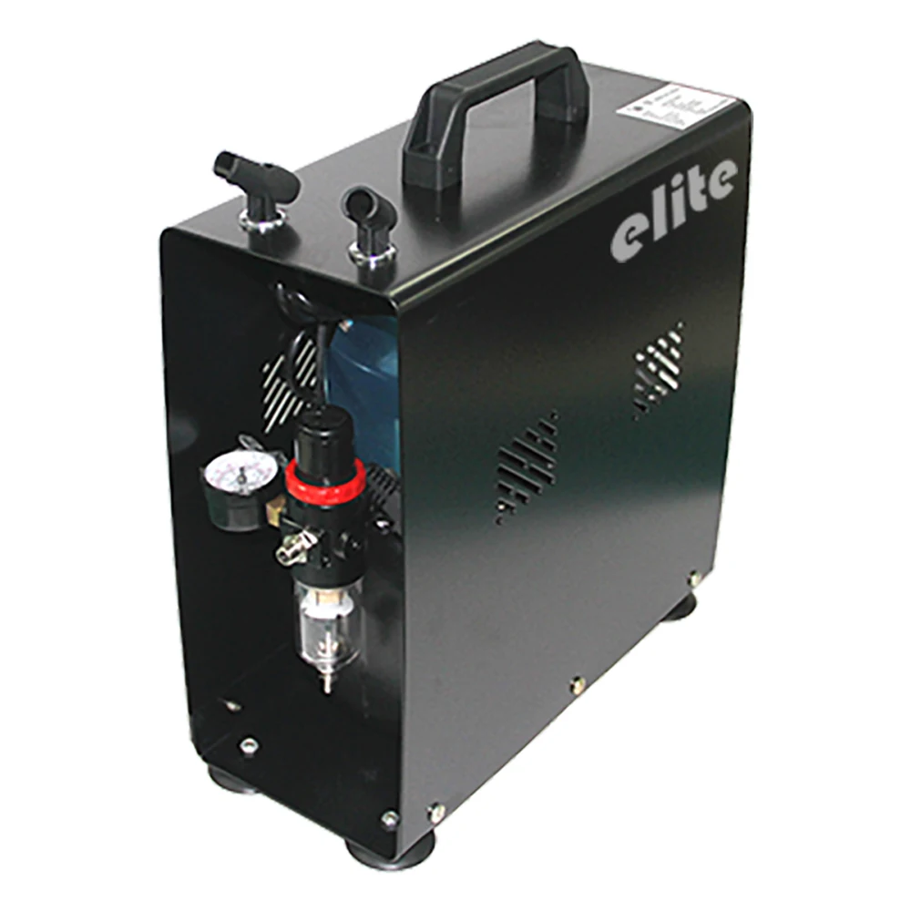 Airbrush Compressor Elite Pro ES960 6bar | 40L/Min | AutoStop | 3L tank-compressed air tool for airbrushing, fine art, modeling and crafts