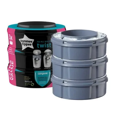 Recambio Sangenic Twist & Click X3 para Pañales Desechables