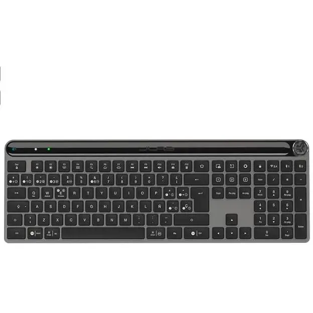 JLab Epic - Teclado Inalámbrico Bluetooth y USB para Múltipl