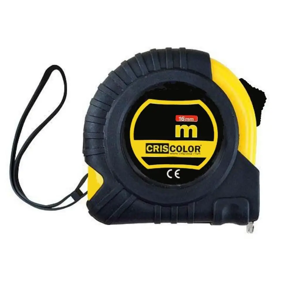 Flexometro Enrollable de 3 / 5 / 7.5 y 10 Metro en Metrica Unicamente, Sencillo y Vistoso. Tiene Bloqueo, Rebobinado Automático, Clío para Cinturón y Asa para  Colgar