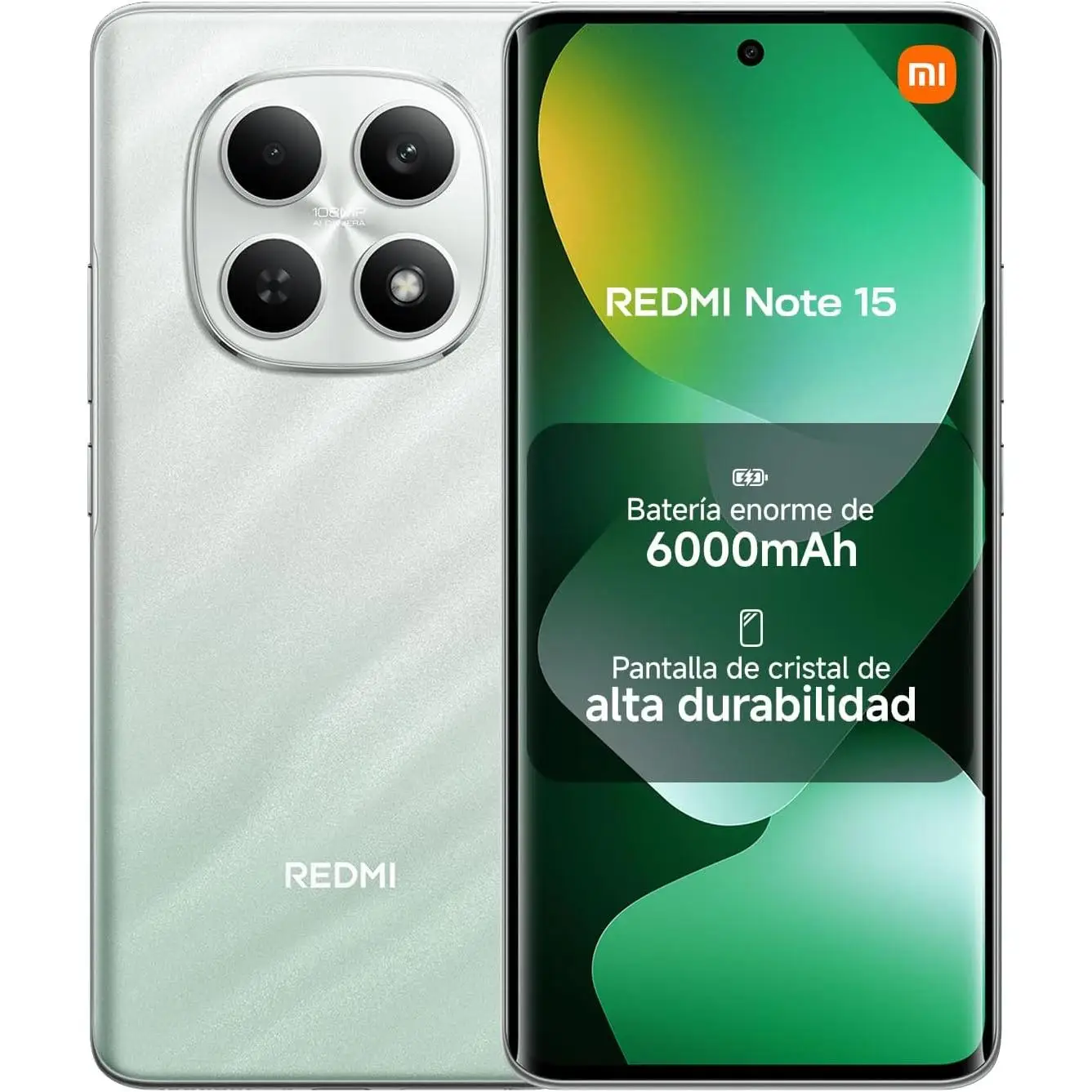 XIAOMI REDMI Note 15 128GB/256GB Teléfono Móvil | Pantalla AMOLED FHD+ de 6,77″ 120 Hz | Cámara 108MP | Batería 6000mAh | 4G |Cargador no Incluido(Versión ES)