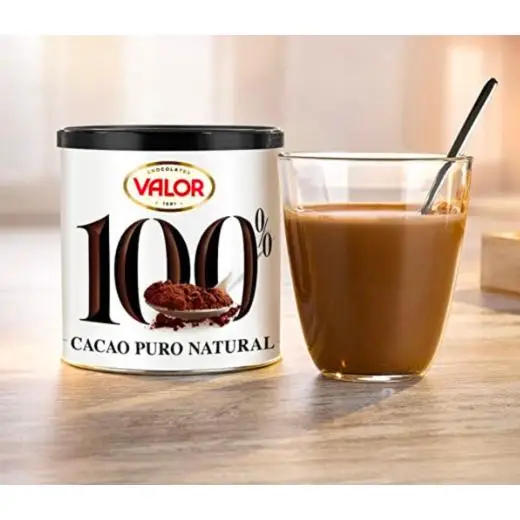 Pack 6 units x 250g of pure cocoa 100% natural value