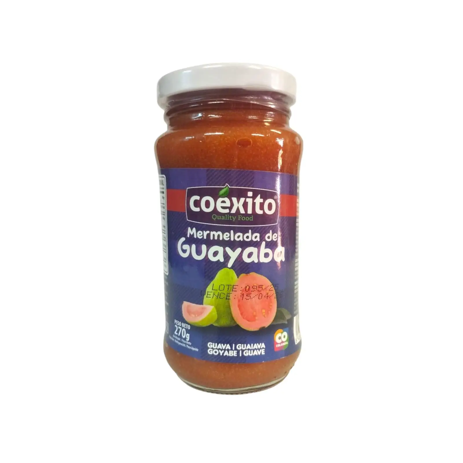 MERMELADA DE GUAYABA - COEXITO - MERMELADA DE GUAYABA - 270 GRAMOS