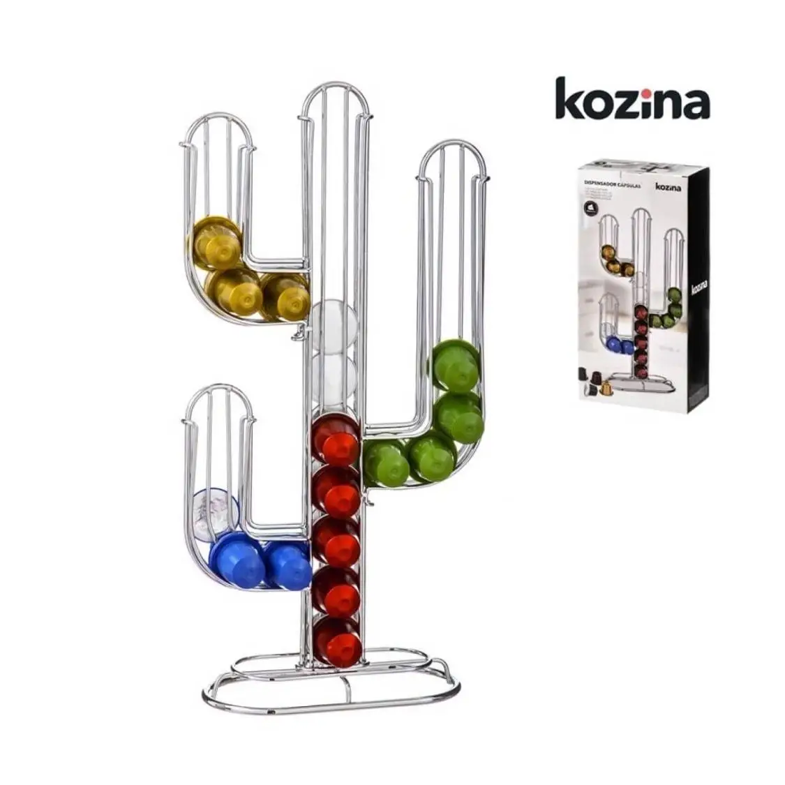 Soporte Original para Cápsulas Nespresso de Metal - Diseño Moderno - 52 Unidades