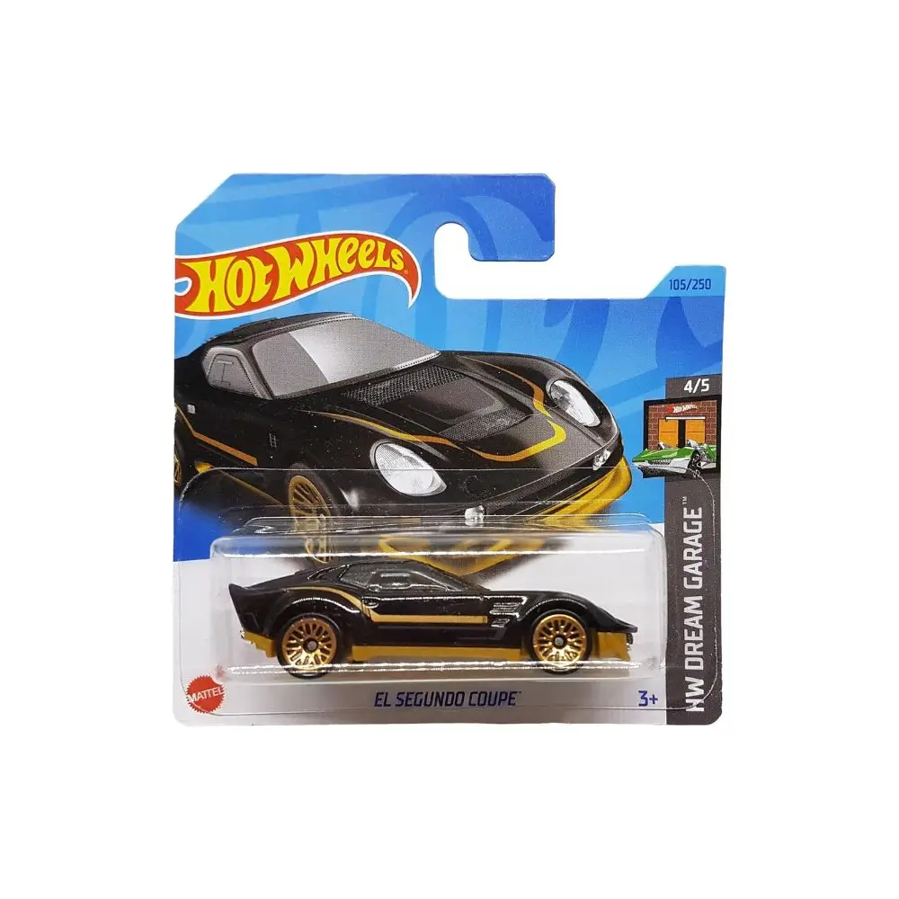 HOT WHEELS - HW DREAM GARAGE - EL SEGUNDO COUPE (105/250) - BLACK, HW105_ASS15, TIENDA CON LICENCIA OFICIAL