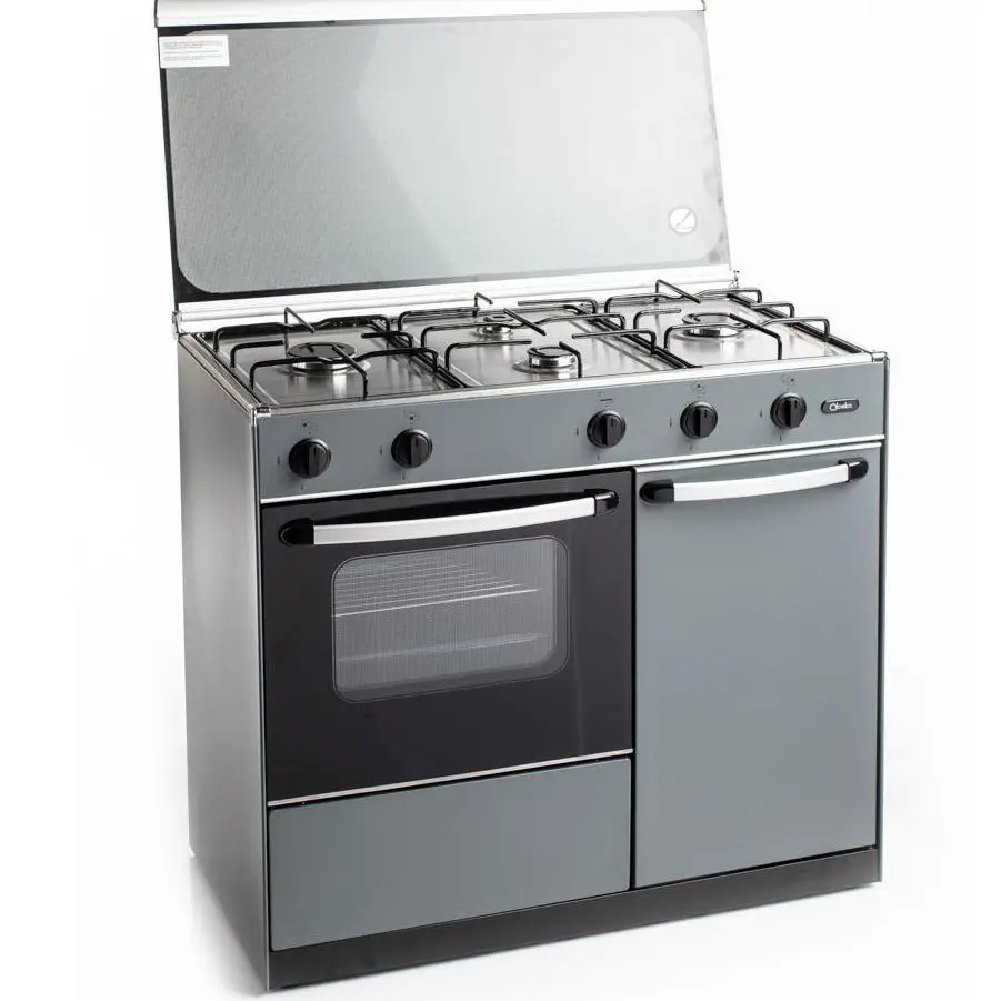 Alaska FQ 5207V SLV Gas cooker with oven and Grill Silver 54L - 4 powerful fires