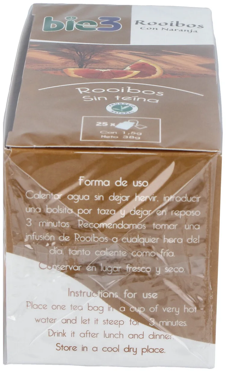 Bie 3 - Bie3 Te Rooibos with orange-infusion-25 sachets