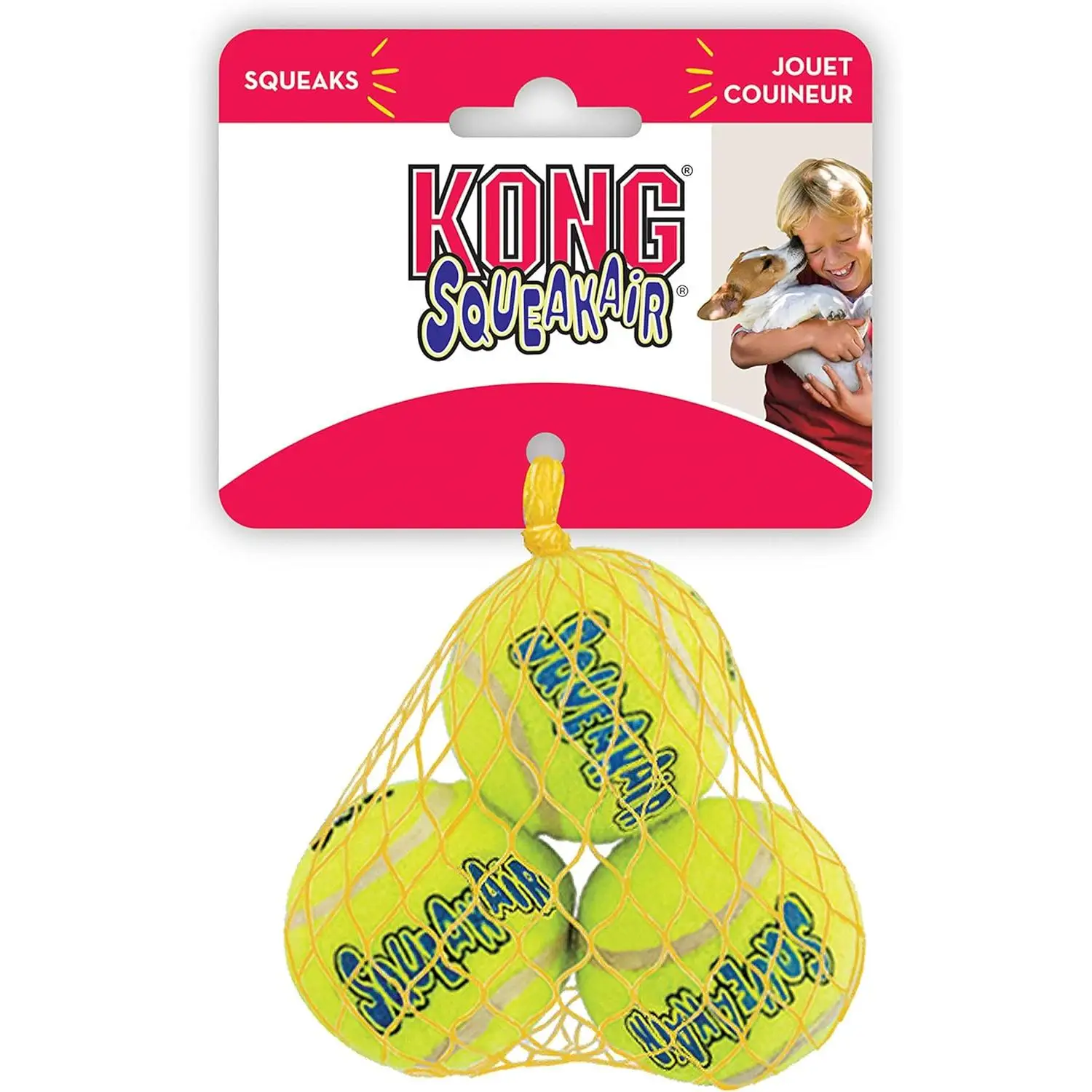 KONG SqueakAir Balls pelotas para perros XS