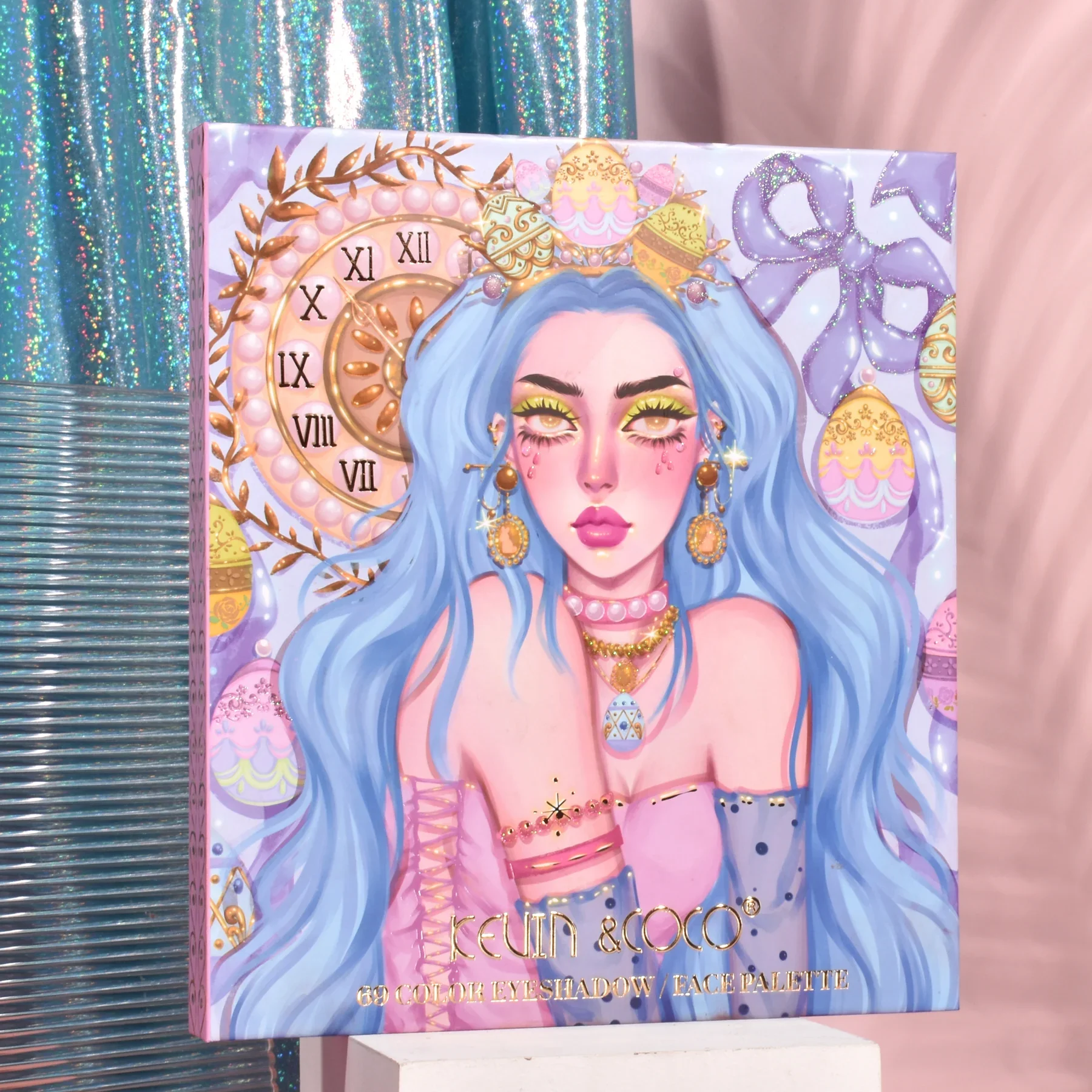 KEVIN & COCO Celestial Dreams 69 Colors Eyeshadow and Illuminator Palette