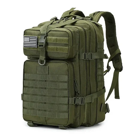 Generica Mochila Táctica Militar 50L (varios cololes disponibles) con 2 Parche Velcro
