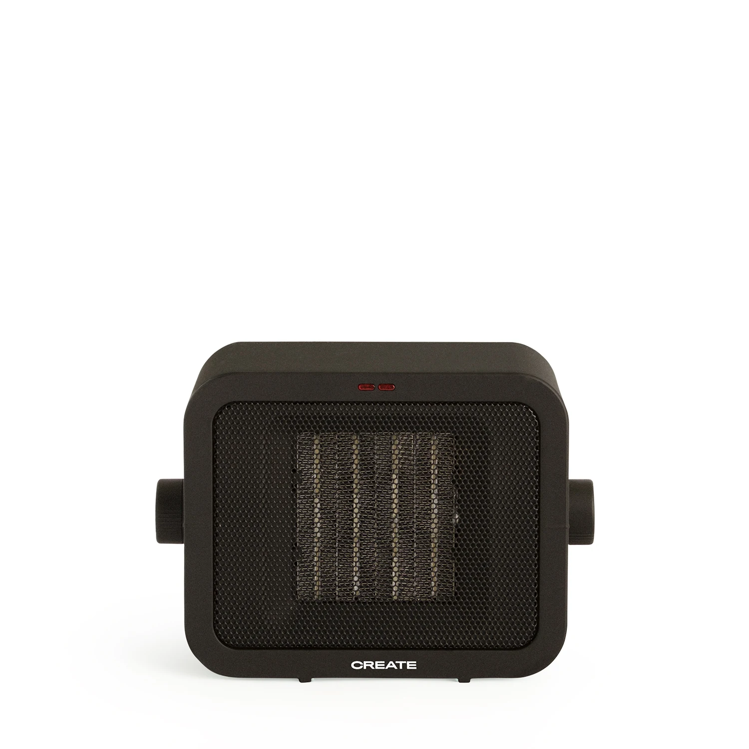 Create - 1500w ceramic room heater with safety system, lightweight and transportable - warm box