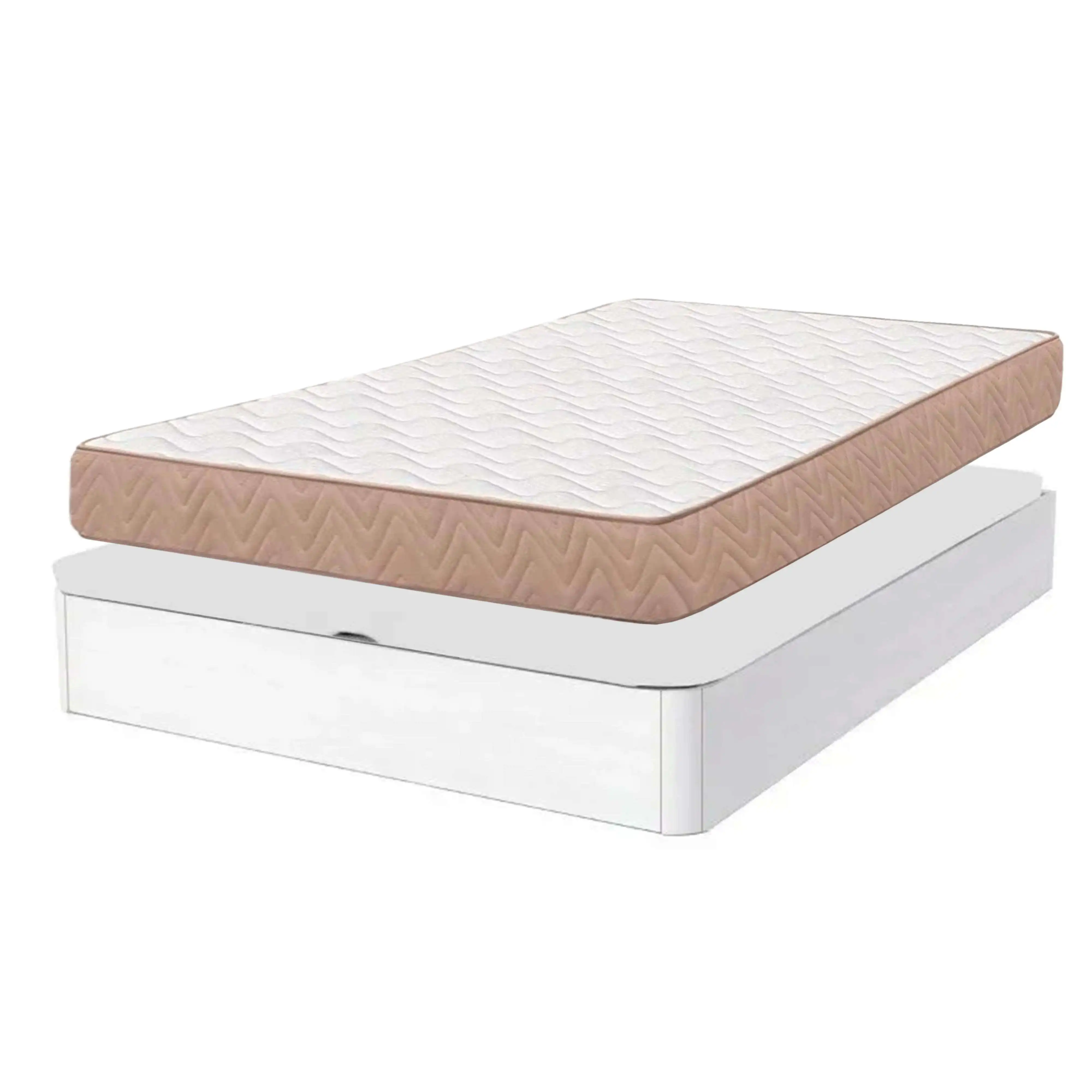 Miroytengo Pack de Descanso formado por Canapé Sassy y Colchón Maxi Basic en Color Blanco
