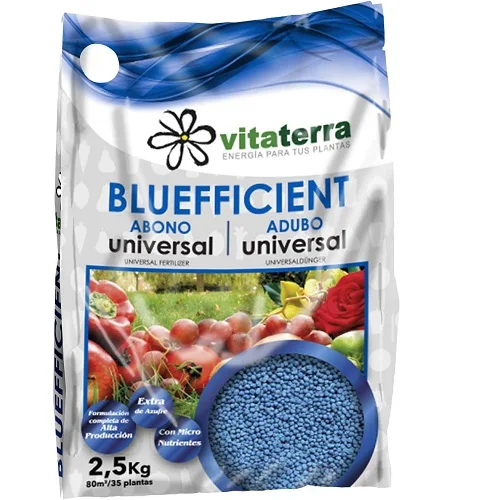VITATERRA Abono Universal BLUEFFICIENT 10-10-20, Saco 2,5 kg