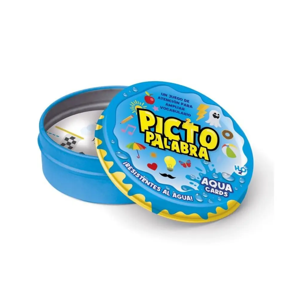 IMAGILAND - JUEGO DE CARTAS PICTO PALABRA AGUA, +5 AÑOS, TIENDA CON LICENCIA OFICIAL, ENVIO EN 24-48 HORAS EN PENÍNSULA, EDUCATIVO