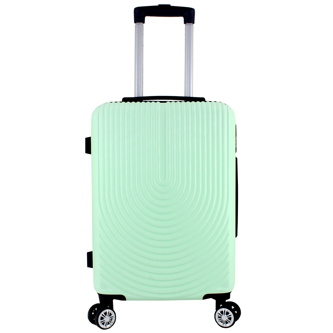 Airplane Suitcase Hand Luggage Travel Cabin Trolley Hard ABS 4 Wheels Rigid Cabin Suitcase with Telescopic Handle 55x35x20CM