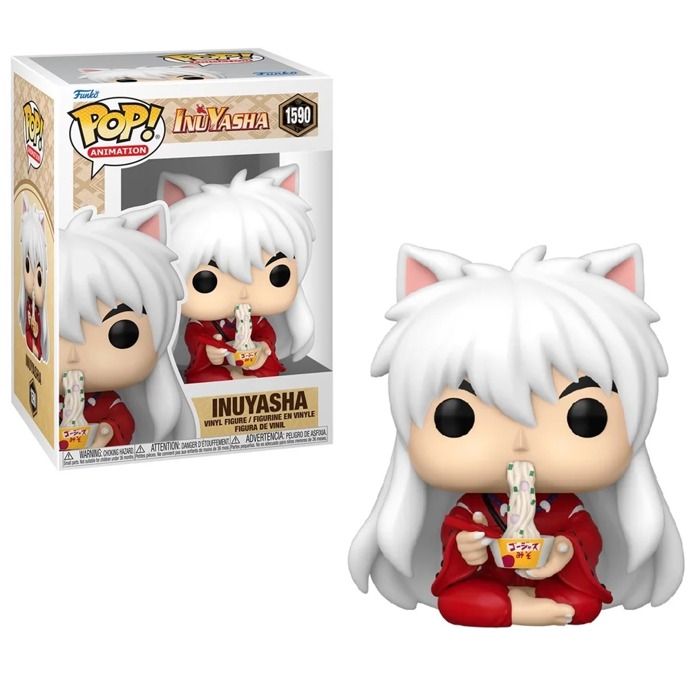 FUNKO POP! INUYASHA – INUYASHA COMIENDO FIDEOS, 75610, Nº1590, TIENDA CON LICENCIA OFICIAL