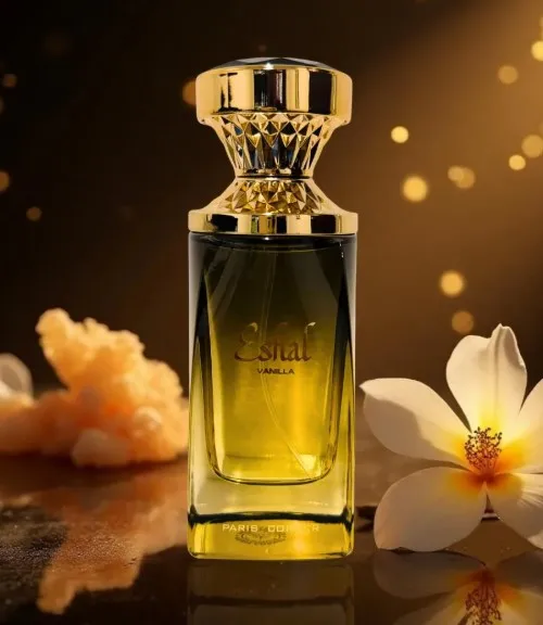 "Eshal Vanilla Eau de Parfum 100ml – Perfume Árabe 100% Original con Esencia de Vainilla Oriental y Flores Exóticas para Amantes del Lujo y la Tradición