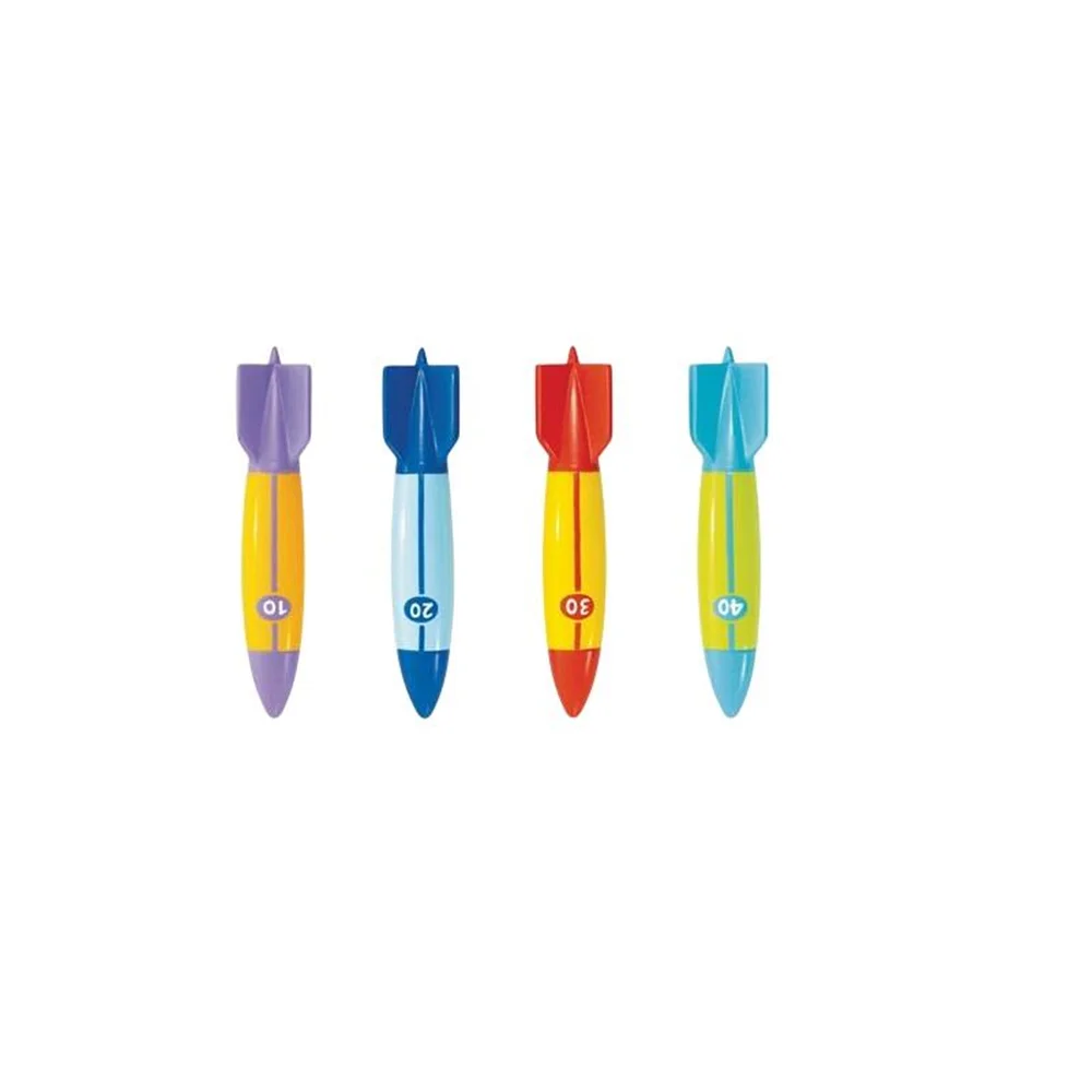 intex - juego acuatico torperdos blister4 piezas 55508