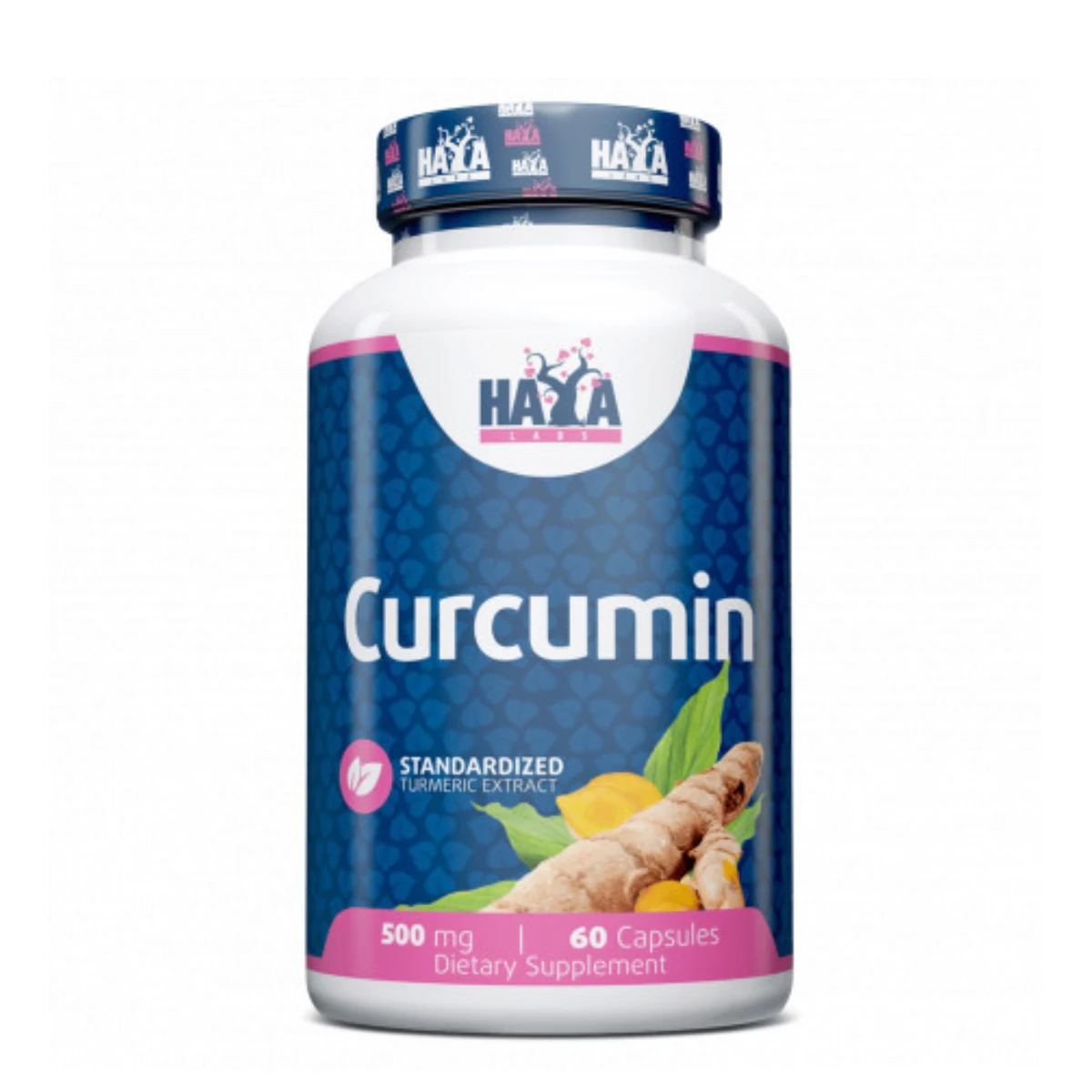 Haya Labs Curcumin Turmeric Extract - 60 caps. Suplemento de Cúrcuma con Curcumina
