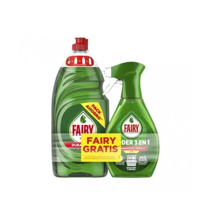 Fairy Ultra Vajillas 1015 ml + Fairy Poder 3 en 1 500 ml Gratis