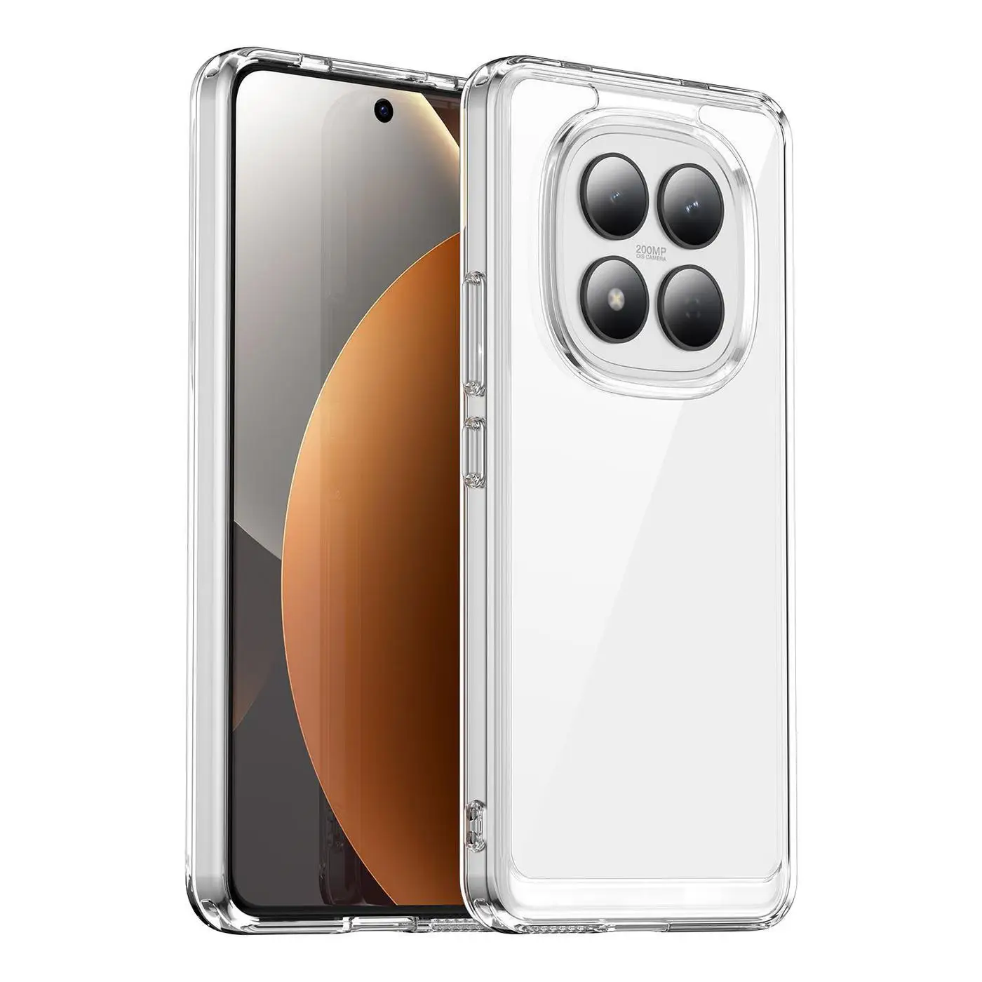 Carcasa Xiaomi Redmi Note 15 Pro 5G hybrid (bumper+trasera transparente) transparente