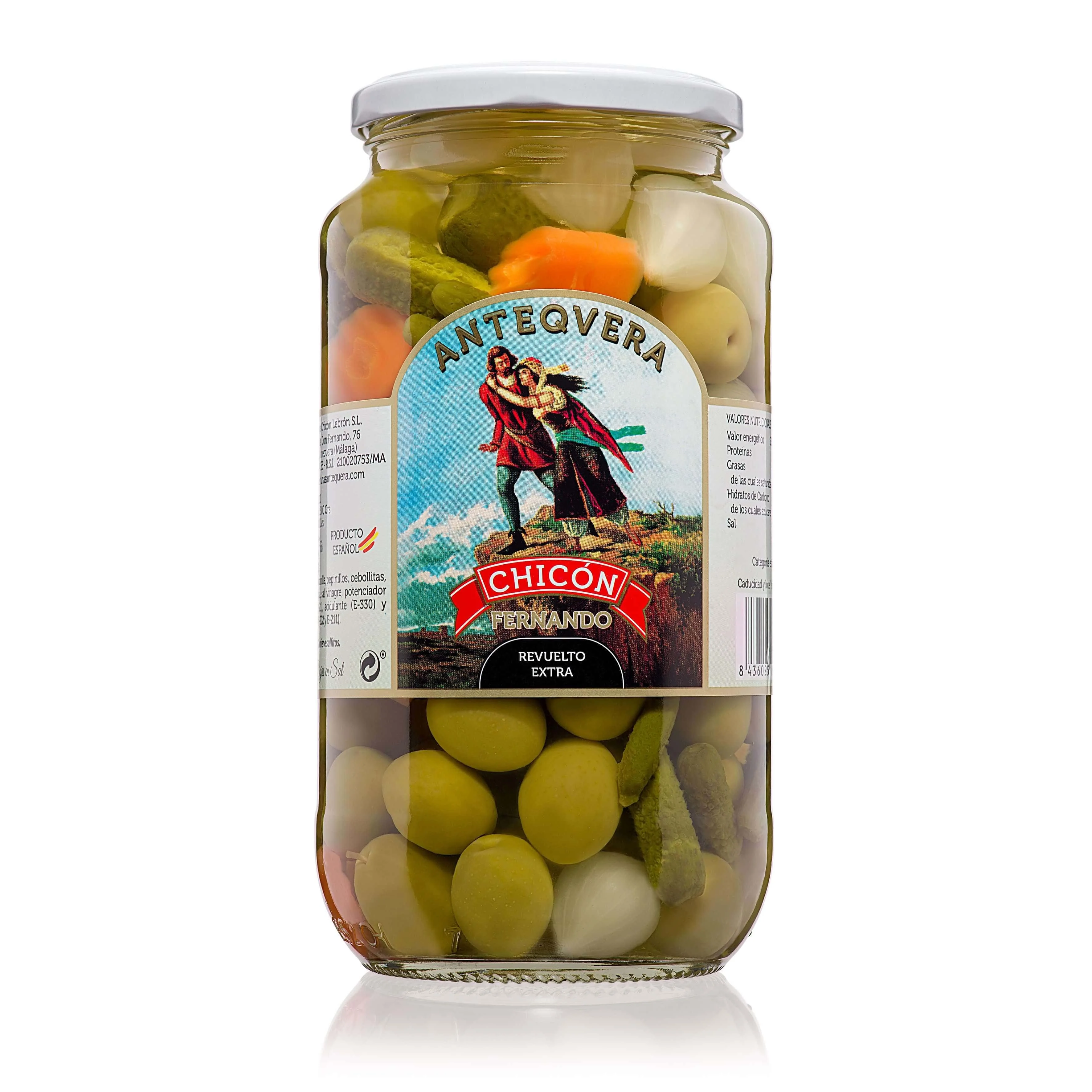Revuelto Extra de Aceitunas y Encurtidos Chicon: Embárcate en un Viaje Culinario donde la Esencia Mediterránea Cautiva tu Paladar con Sabores Únicos.