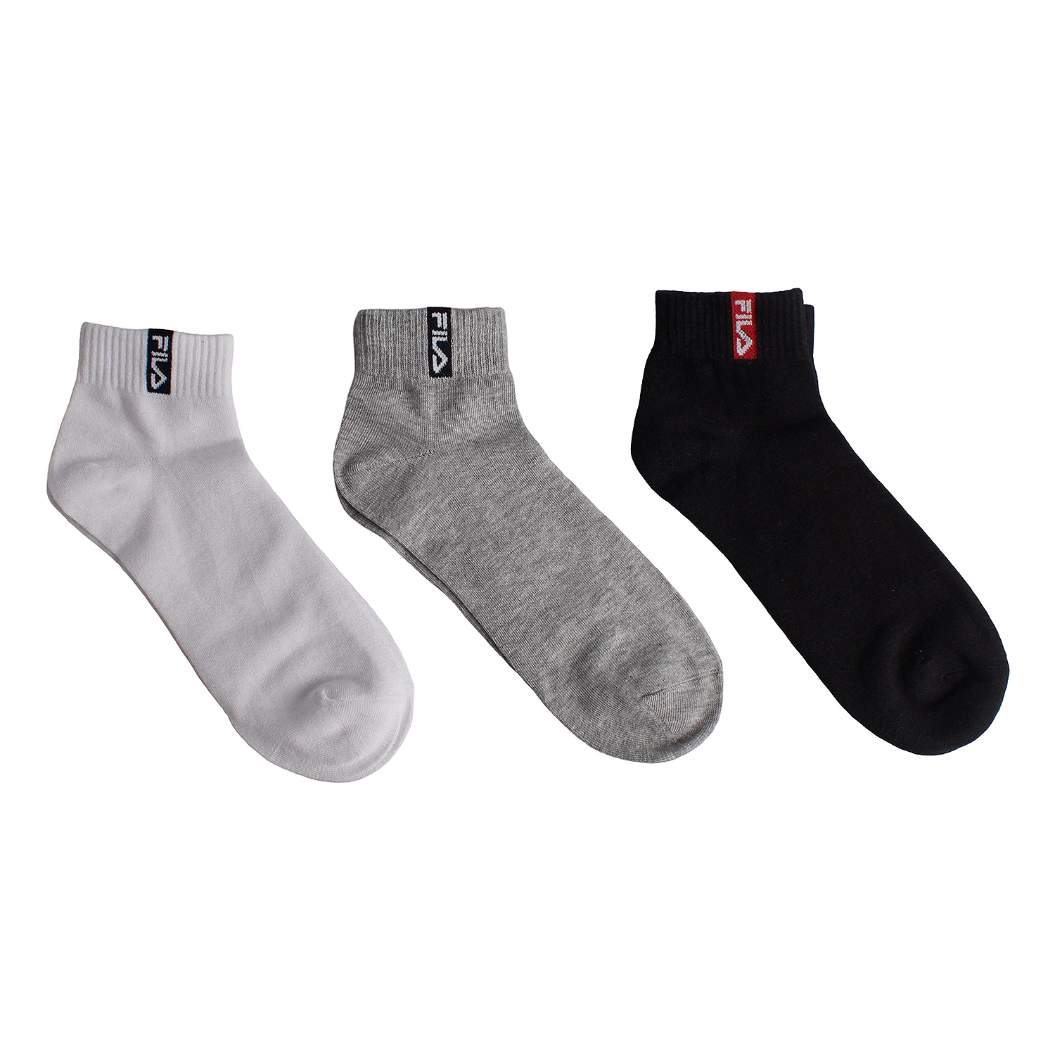 Fila-Pack-3 Calcetines Tobilleros Bamboo F5509 para Hombre