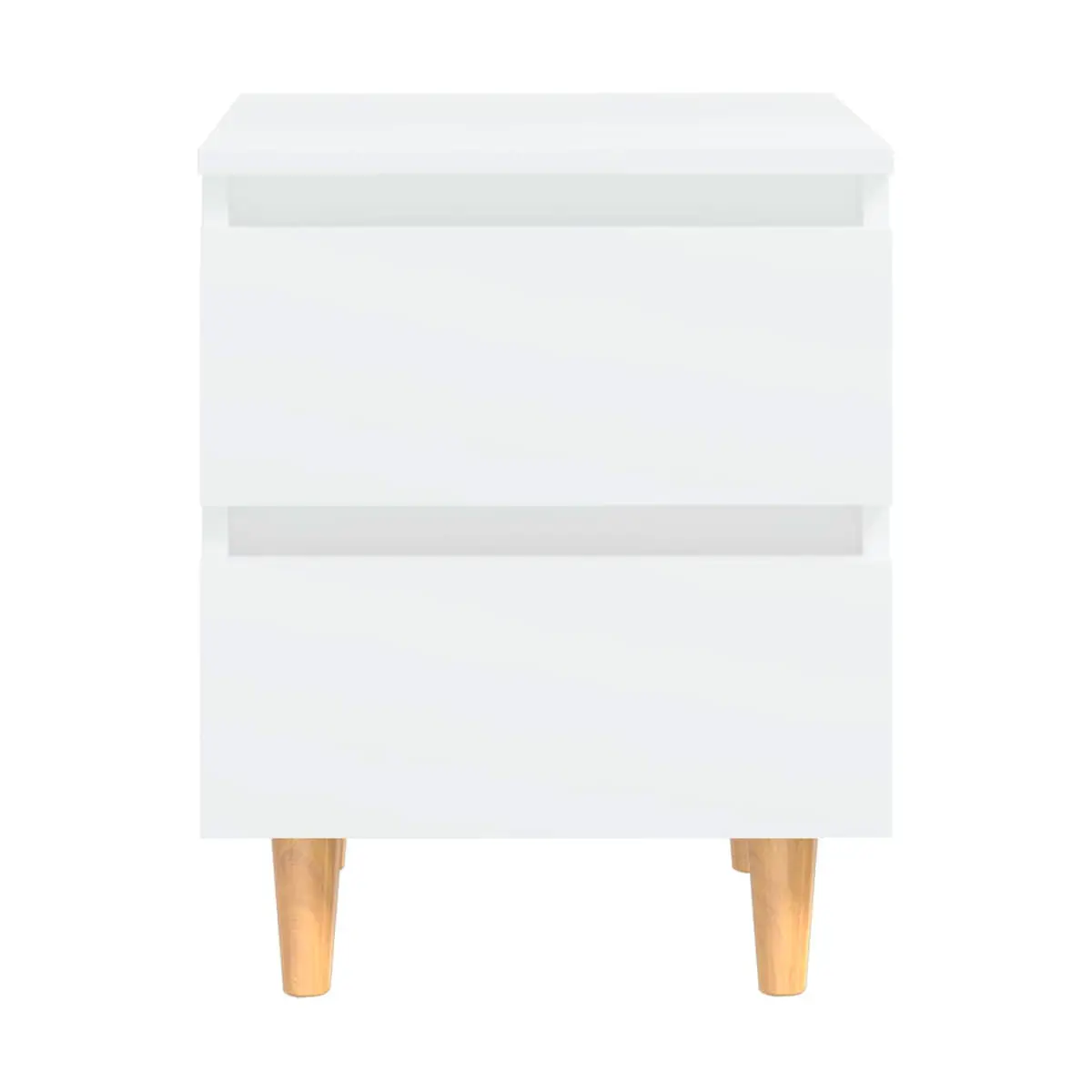 VidaXL Sicilian bedside table 2 drawers White 50x40x35 cm