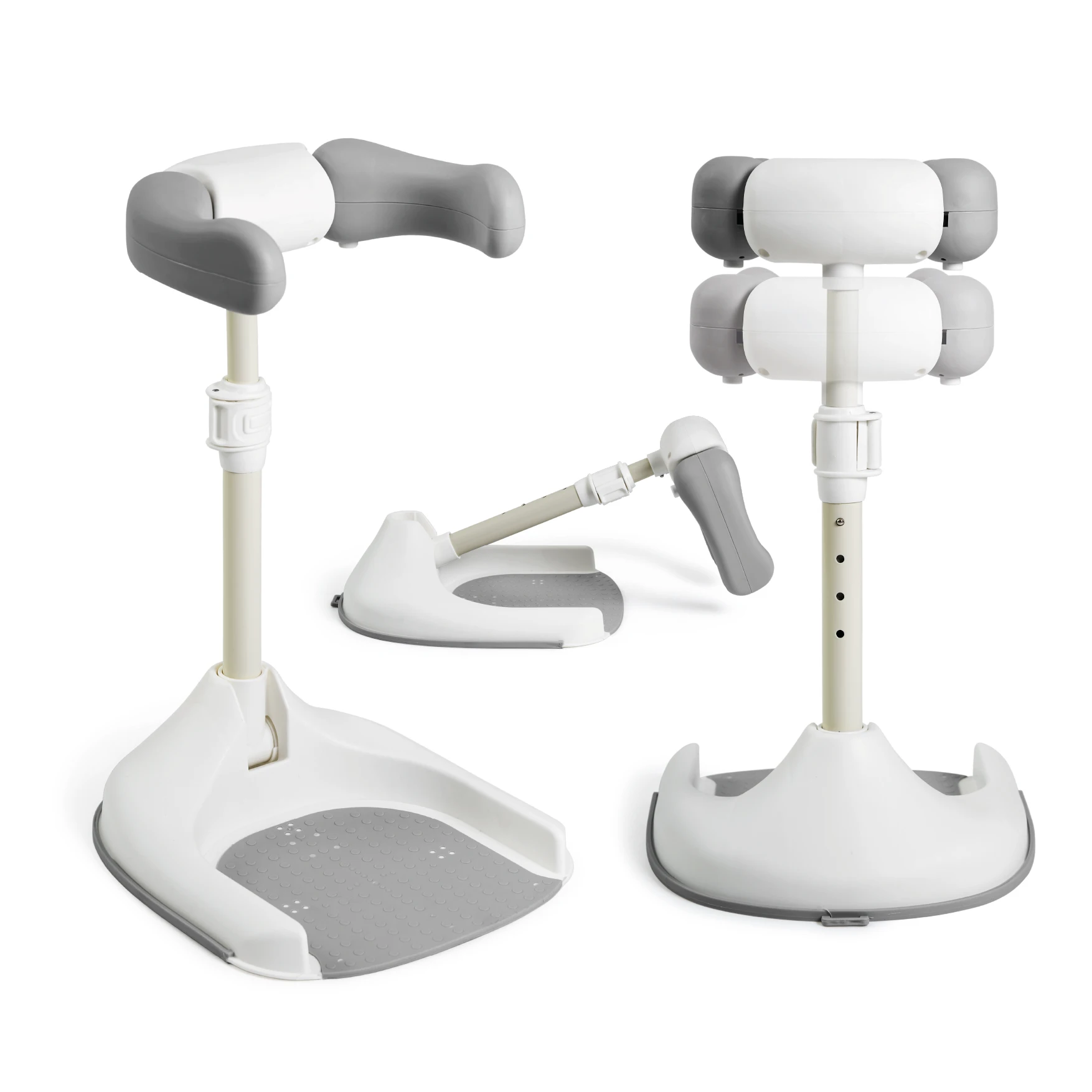 Ms BabyWorld - Soporte de baño y ducha para bebé con base antideslizante, con altura y anchura ajustable - Plegable - Torre de Bañera Ajustable para Bebé - Ayuda a la transición a la ducha de pie