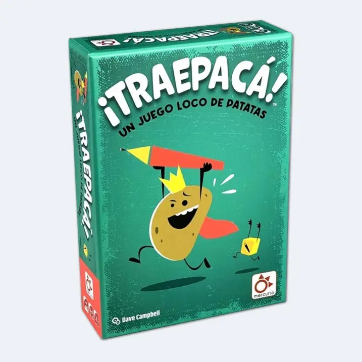 Traepacá | Juego de Mesa Familiar y Party Game en Español | Recomendado desde 3 a 8 jugadores | Ideal 8+ años | juegos Mercurio