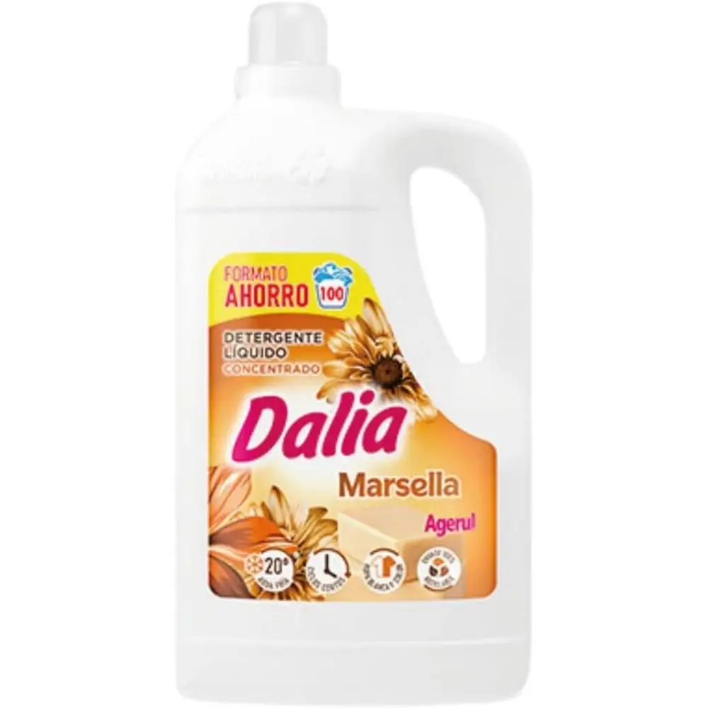 DALIA Marsella Detergente Líquido 5L – 100 Lavados – Pack 2 Unidades