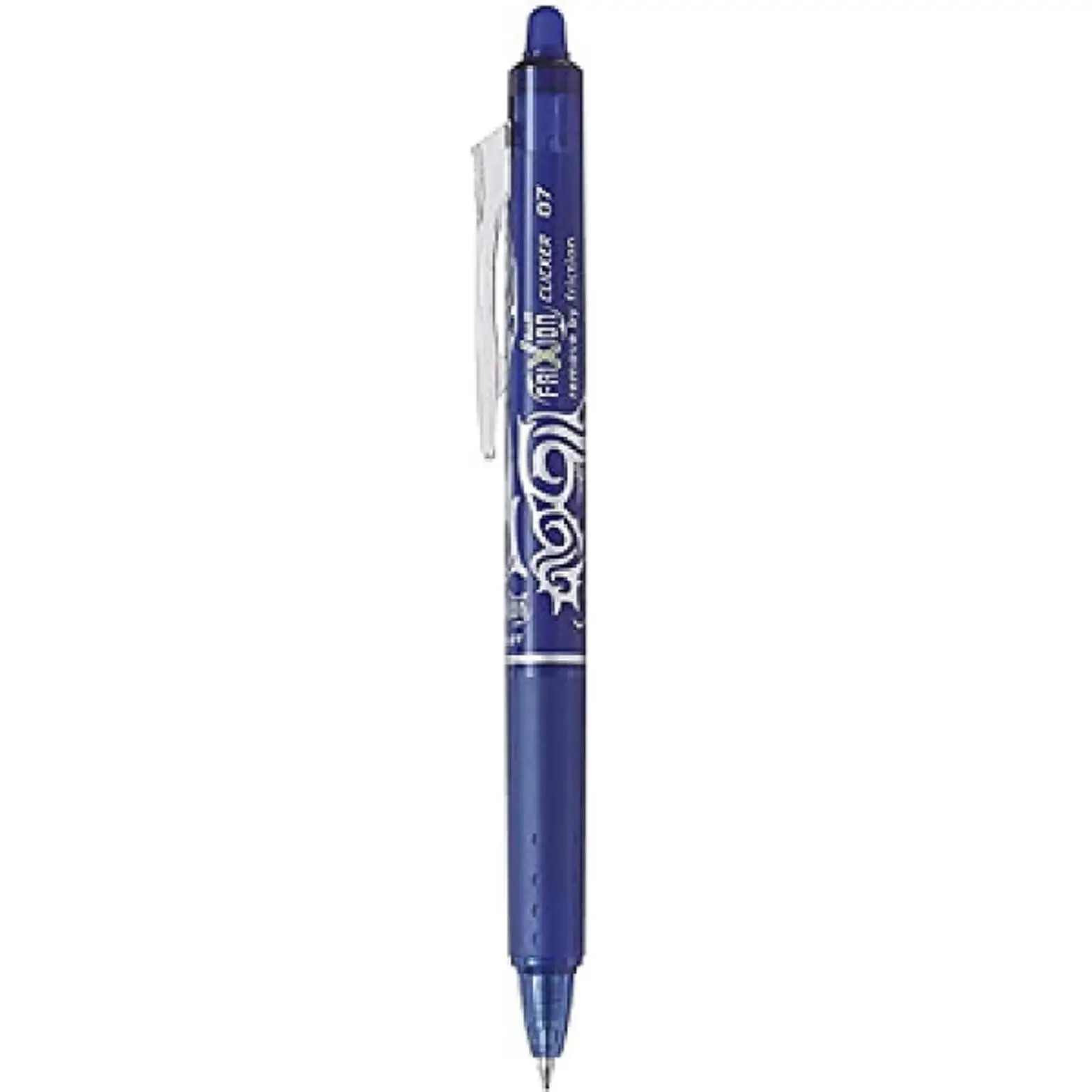 Pilot Frixion Clicker - Bolígrafo Borrable con Sistema de Fricción - Punta de Bola 0.7 mm -- Tinta que Desaparece - No Mancha, No Daña el Papel - Ideal para Todas las Edades