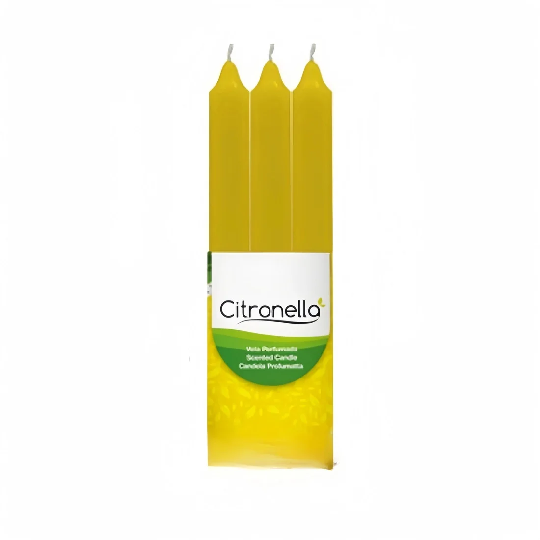 Pack3 V3C 200x20mm – PANDAHOME Vela de Citronela – Protección Natural contra Mosquitos, Diseño Decorativo en Terracota/Bambú/Cristal, Ideal para Interior y Exterior