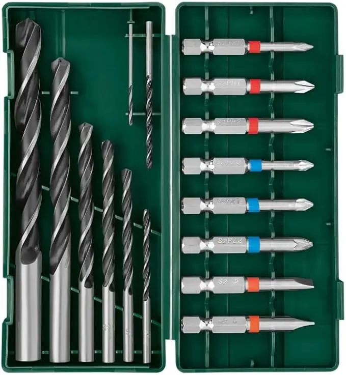 Parkside 20v pabs 20-li e6 cordless drill with battery and charger