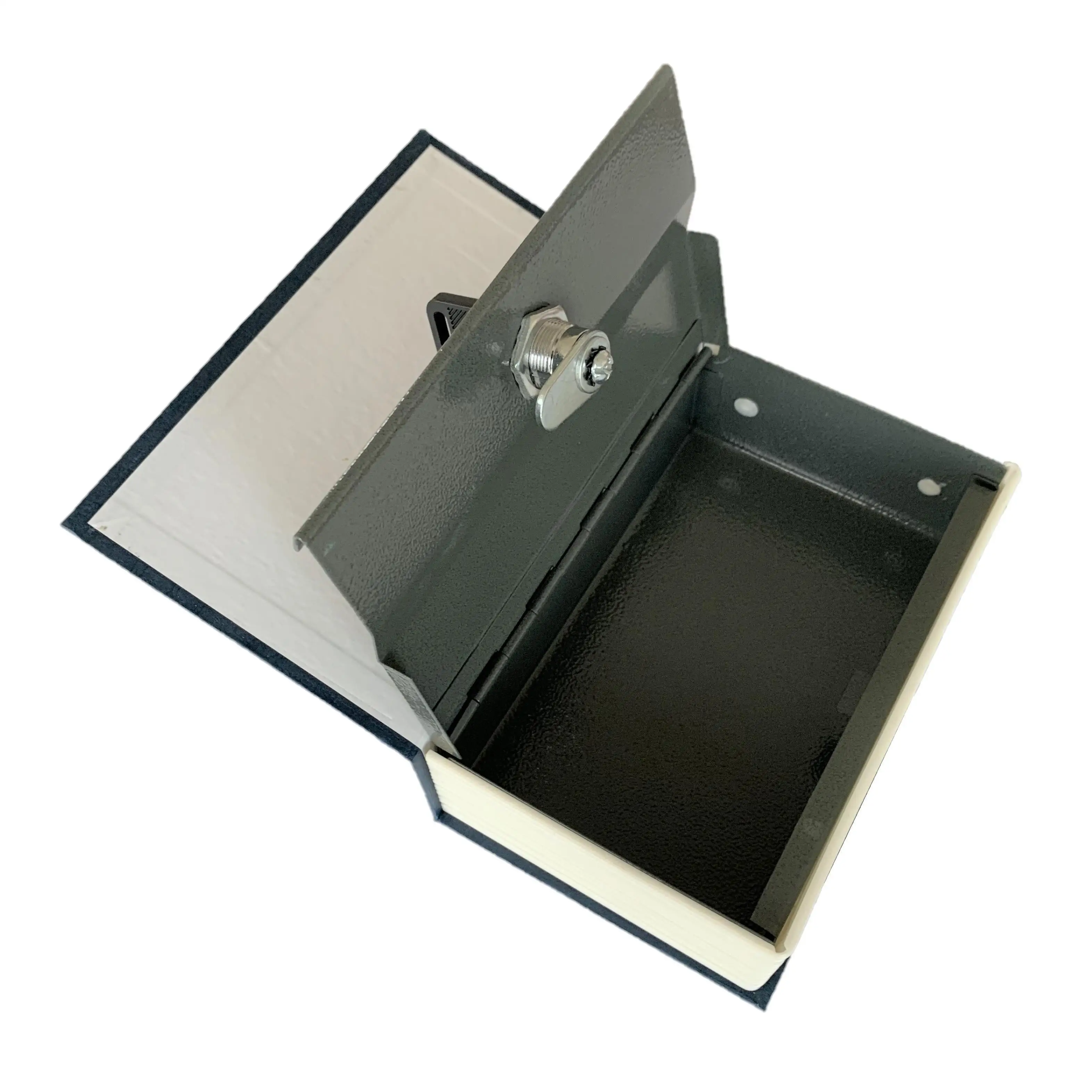 CAJA DE SEGURIDAD CAMUFLADA EN UN LIBRO CON DISCRETA ENCUADERNACIÓN SINI