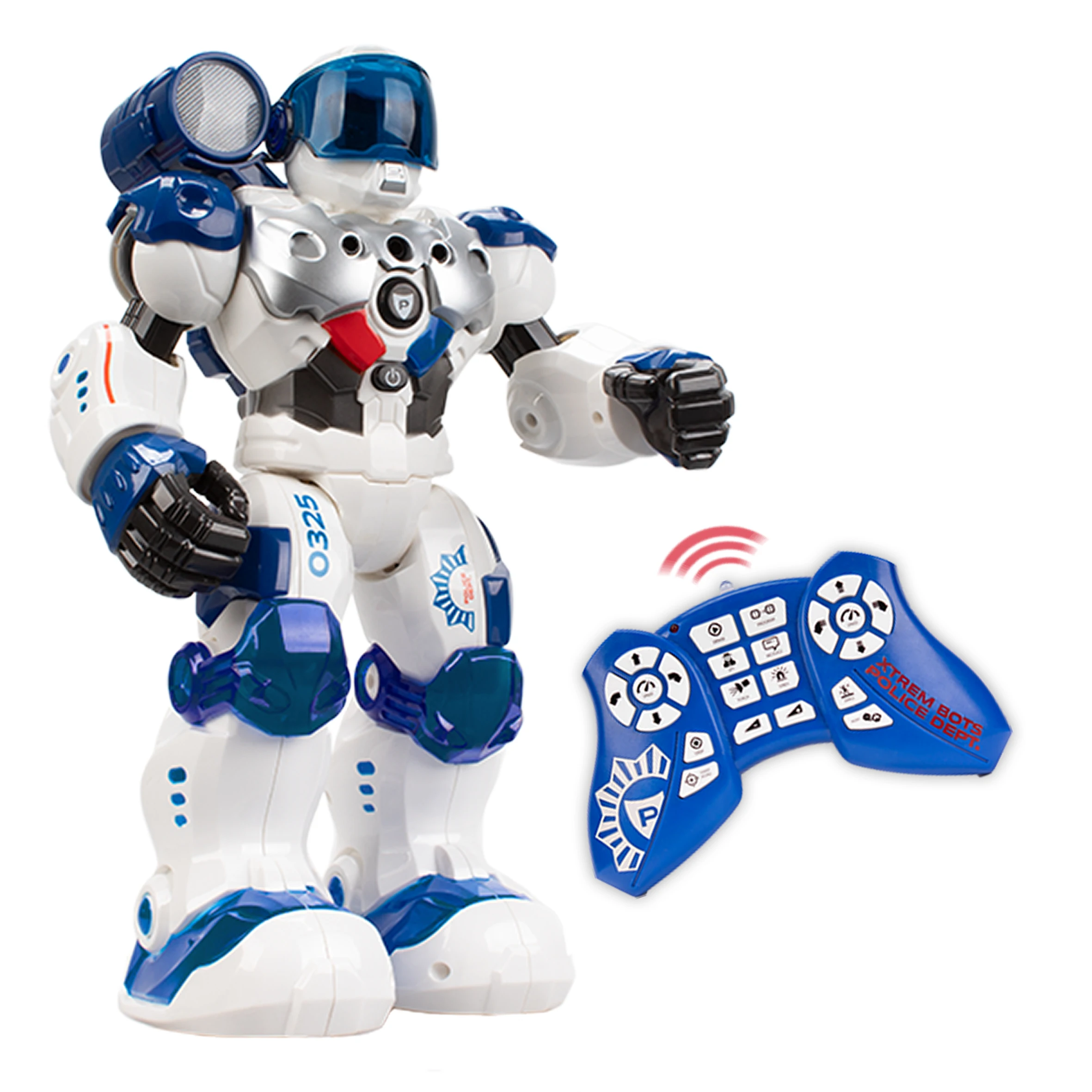 Xtrem Bots Robots Patrol - Robot Juguete Policia | Robot Niños De 5 6 7 8 Años | Robot Inteligente | Juguetes Niños 5 Años O Más | Robot Teledirigido