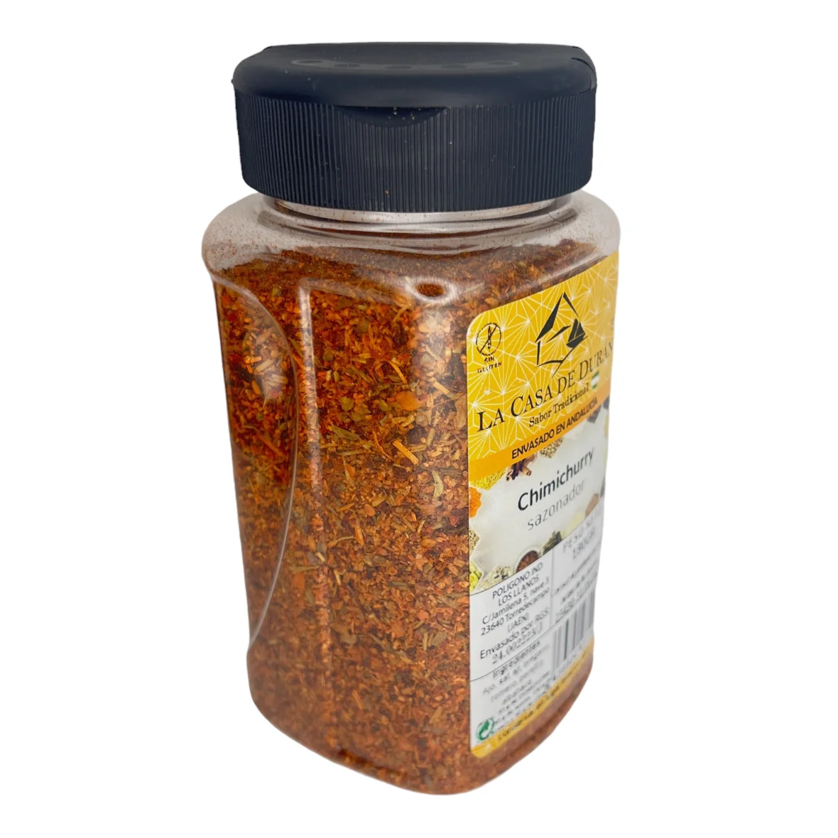 Chimichurri. The House of Duran. Canister with double opening lid.