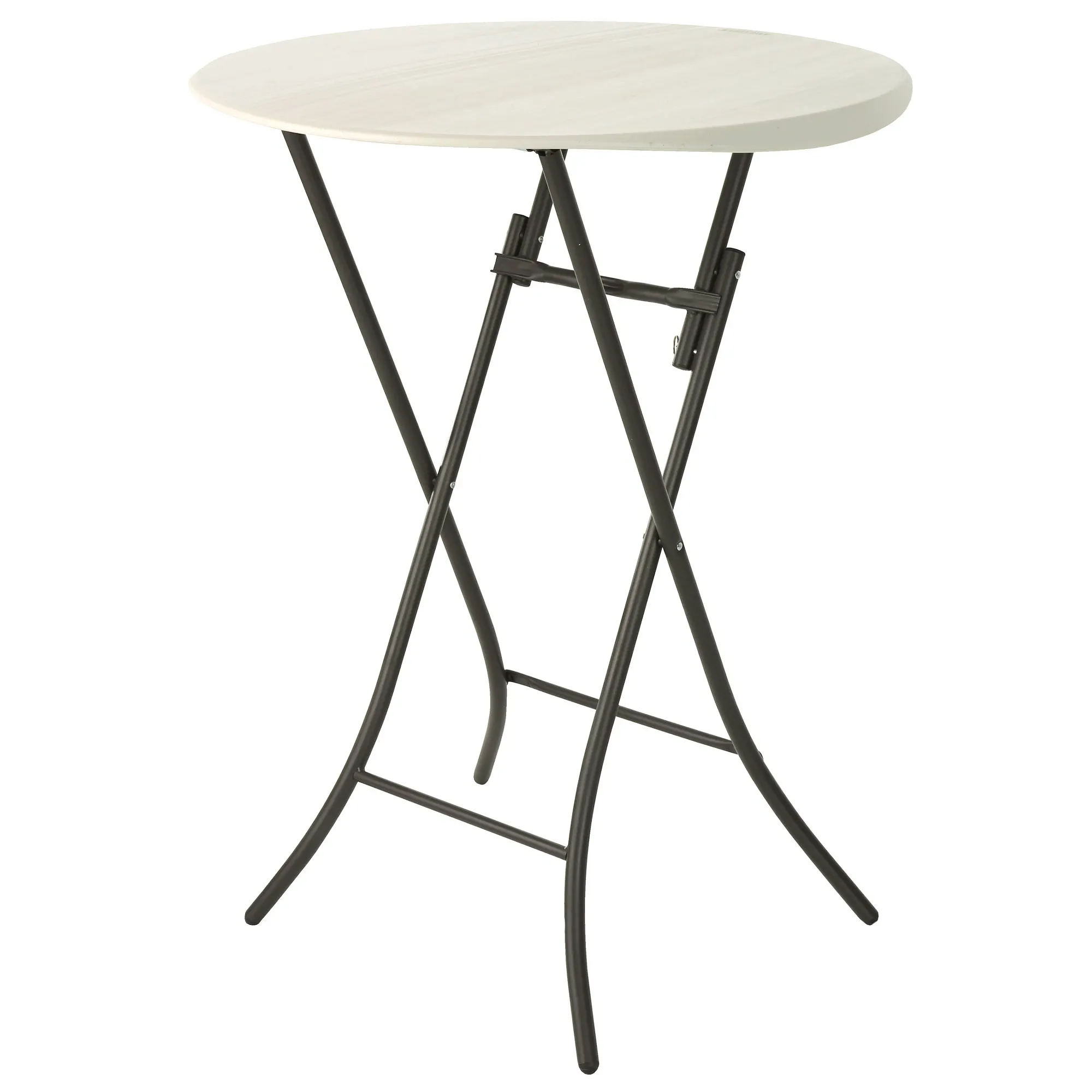 Mesa redonda plegable cocktail Lifetime Ø84 x 110 cm