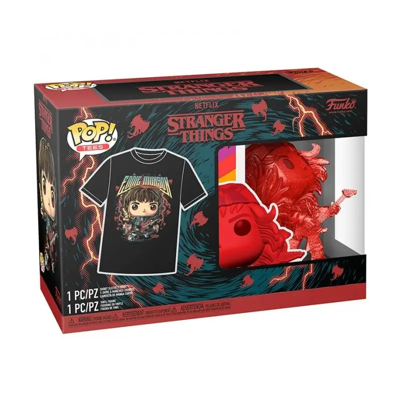 Funko POP & Tee Stranger Things Hunter Eddie w/Guitar  L