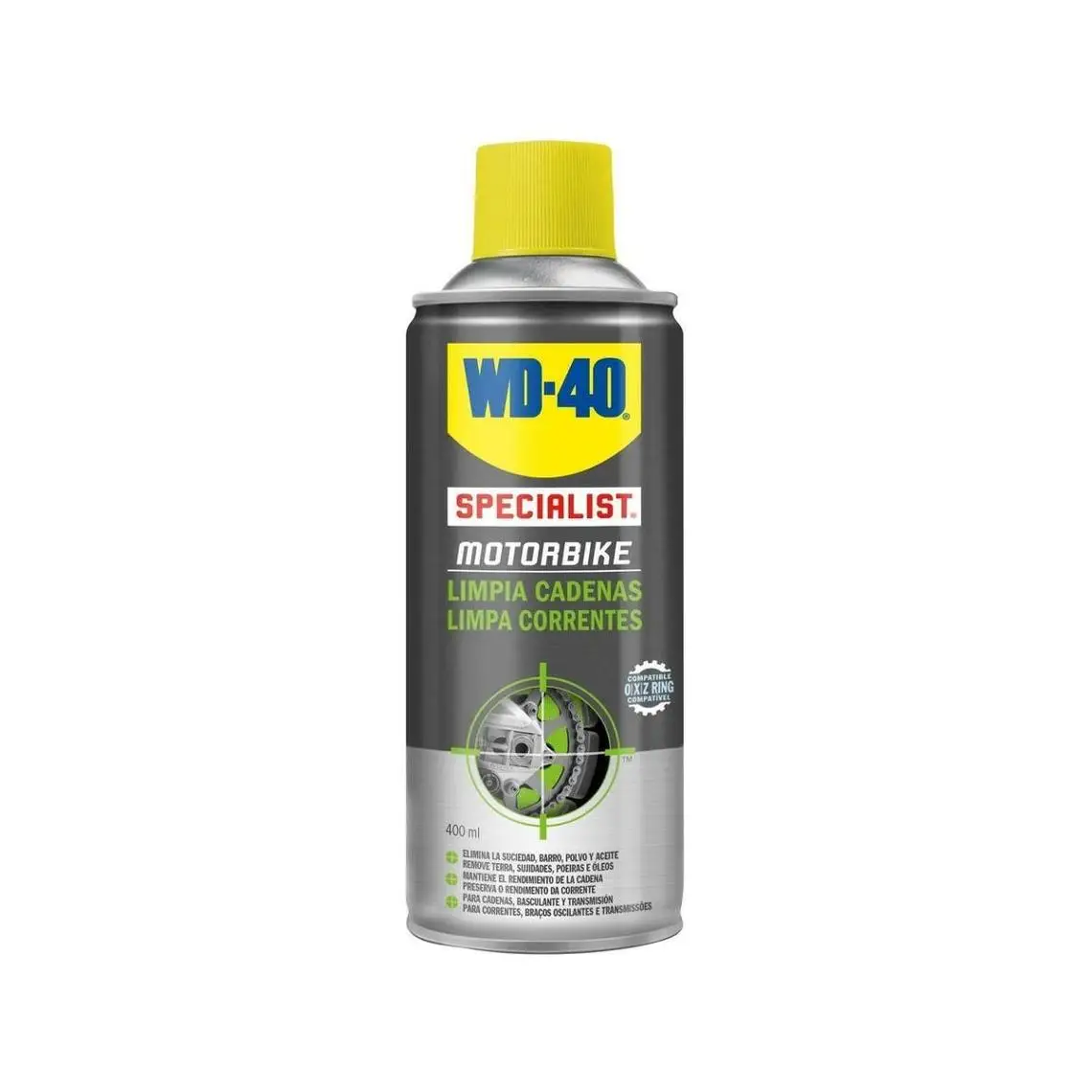 WD 40 Limpiador de Cadenas para Moto WD-40 Specialist 34138 (400 Ml)